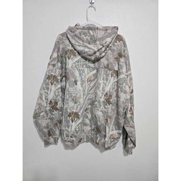 Abercrombie & Fitch Essential Popover Hoodie In off white camo Size XL - Picture 10 of 10